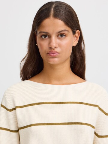 ICHI Pullover 'Boston' in Beige