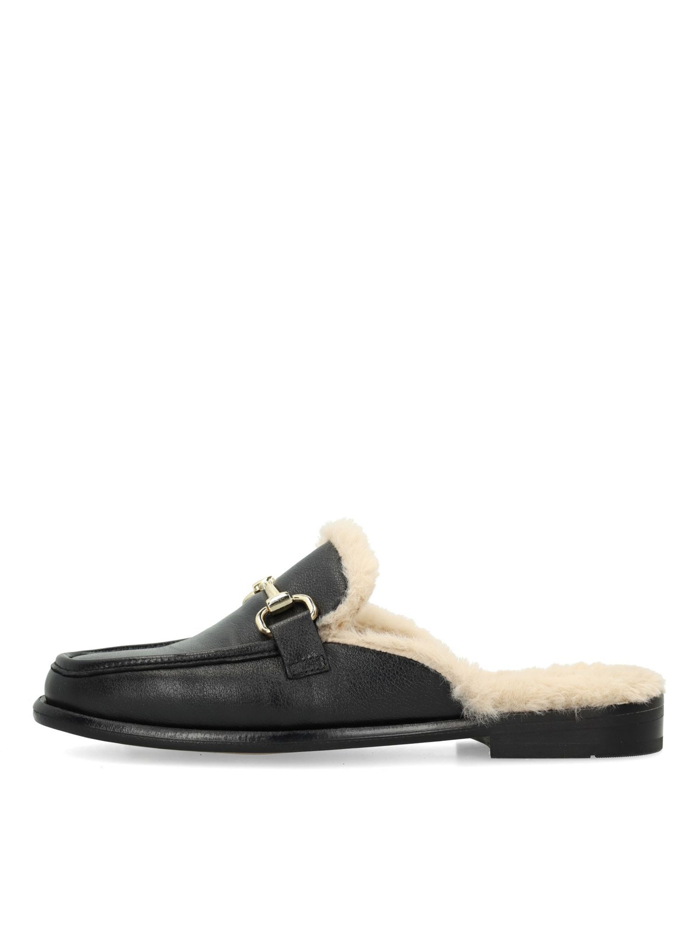 MANFIELD Pantolette in Schwarz