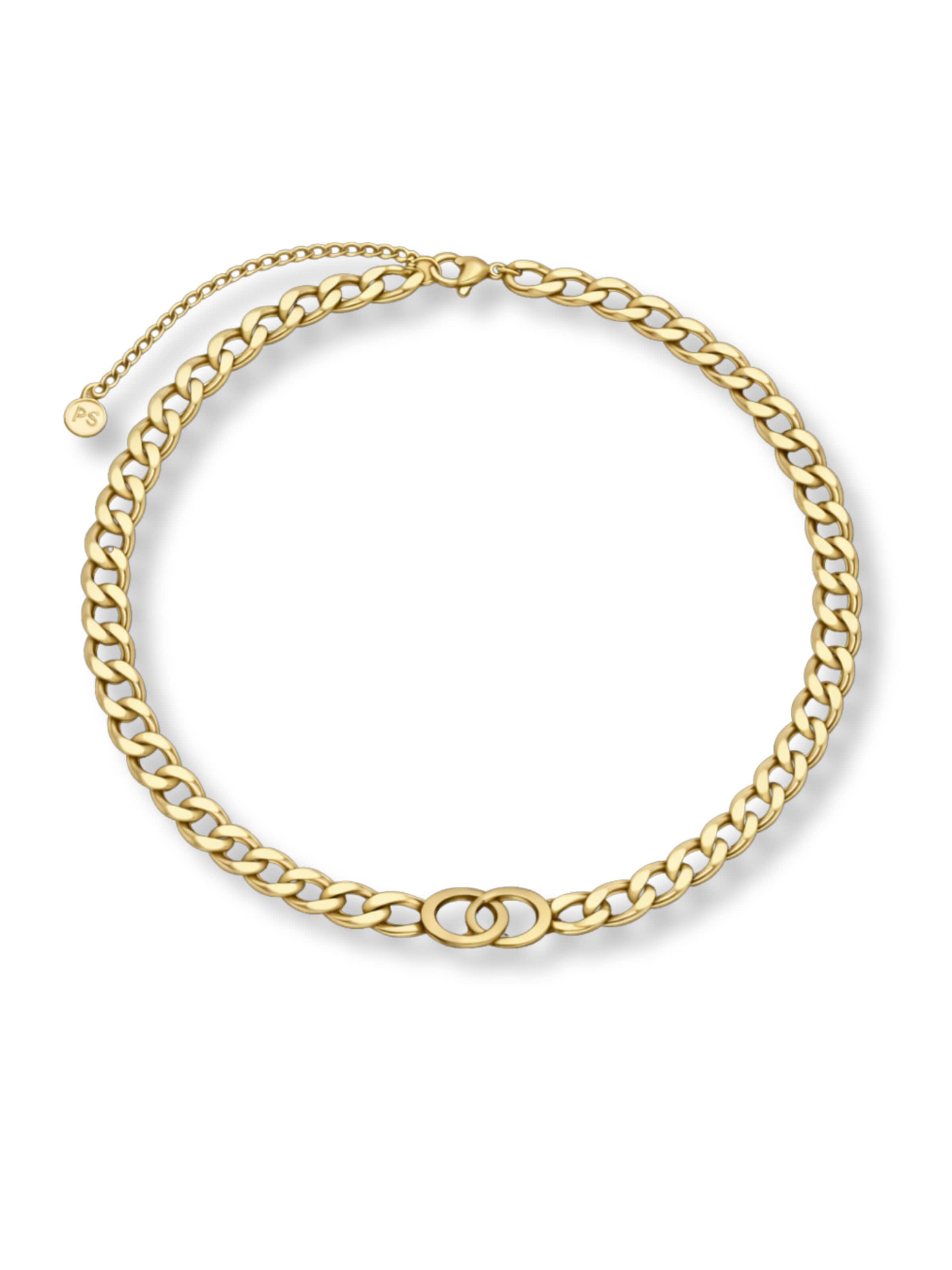 Pure Schmuck Kette 'Prestige'‌‌‌‌ in Gold: Vorderseite