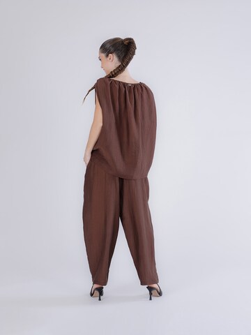 Camicia da donna di CAFè NOIR in marrone