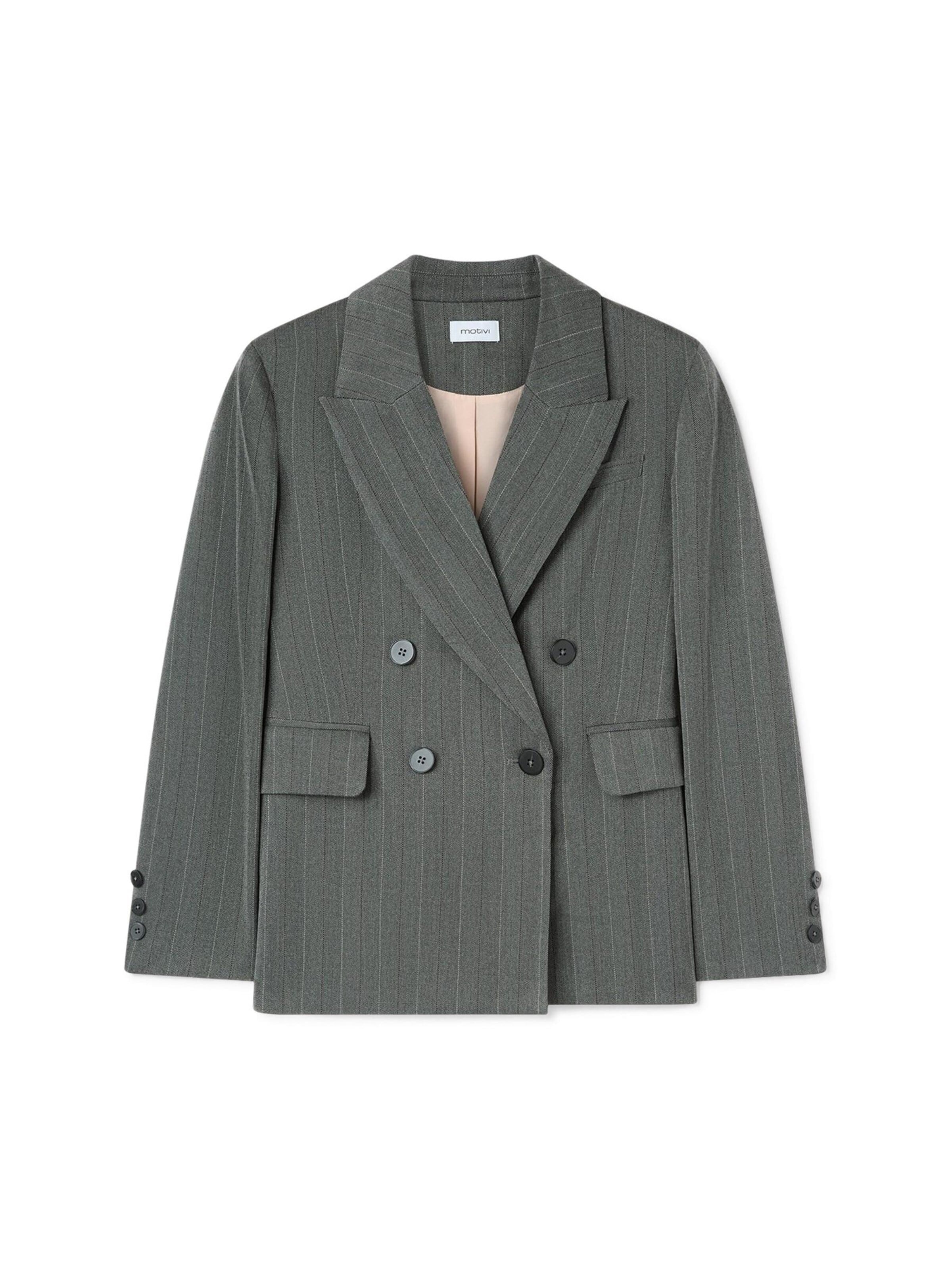 MOTIVI Blazer in Grey: front