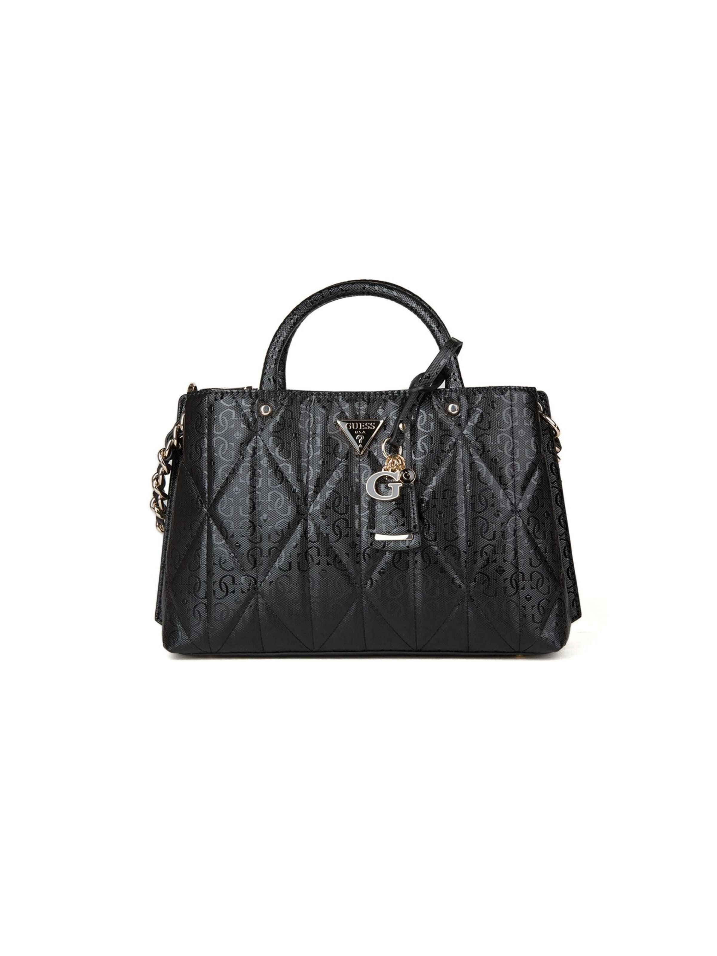 Borsa a mano 'Aldina' di GUESS in nero: frontale