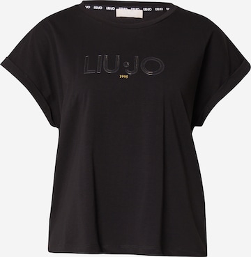 Liu Jo Тениска в черно: отпред