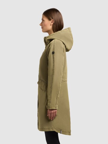 khujo Between-seasons coat 'Leal' in Green