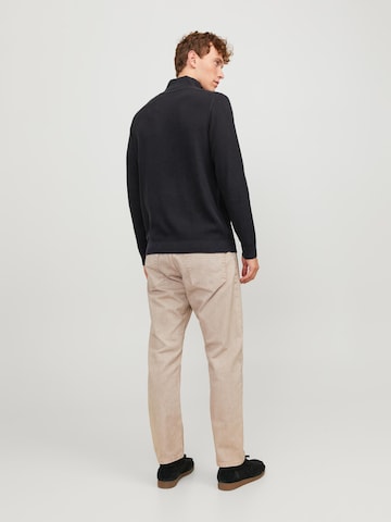 JACK & JONES Sweter 'ARTHUR' w kolorze czarny