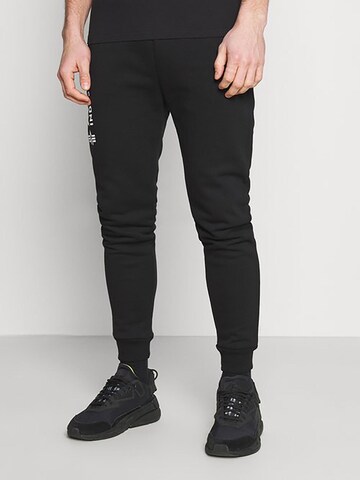 ALPHA INDUSTRIES Regular Pants 'Basic AI' in Black