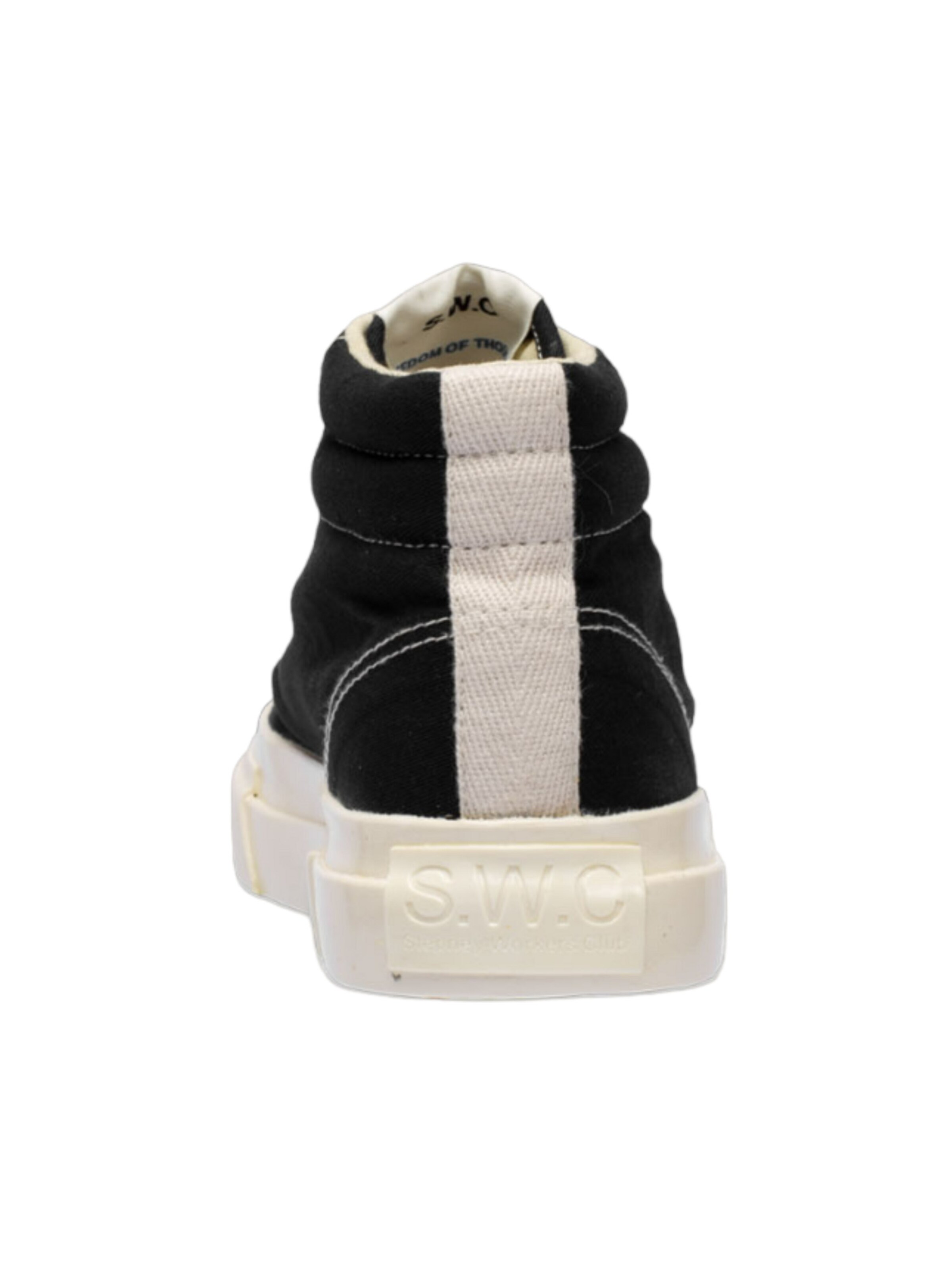 Stepney Workers Club Magas szárú sportcipők - fekete