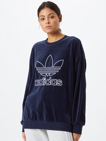 ADIDAS ORIGINALS - Sudadera en azul: frente