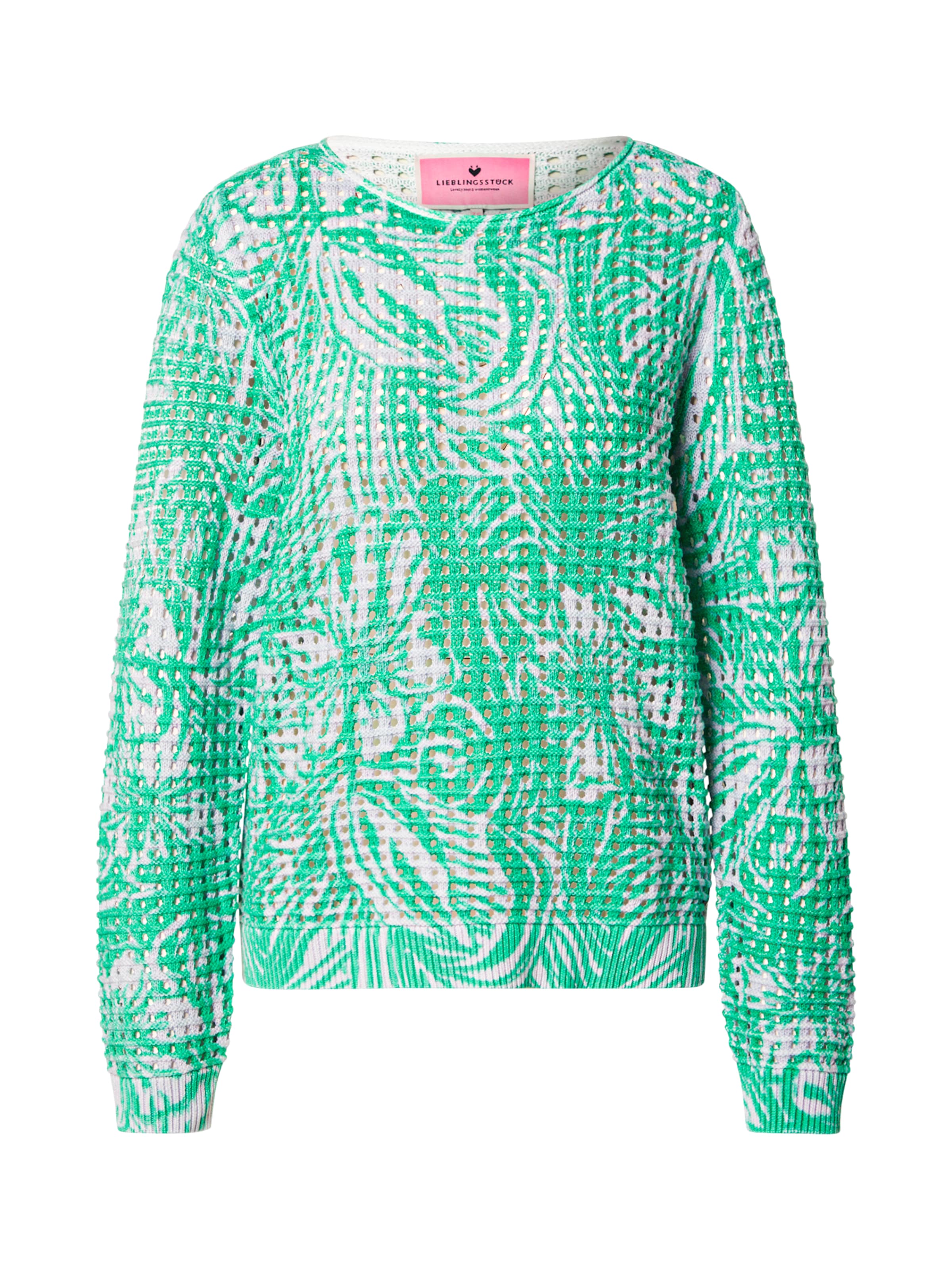 LIEBLINGSSTÜCK Kampsun 'Lillemon', värv roheline: eest vaates