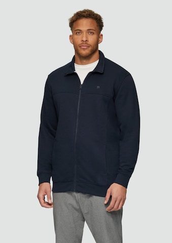 s.Oliver Sweatvest in Blauw: voorkant