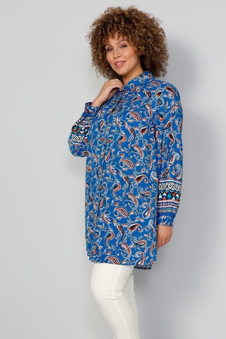 MIAMODA Blouse in Blue: front