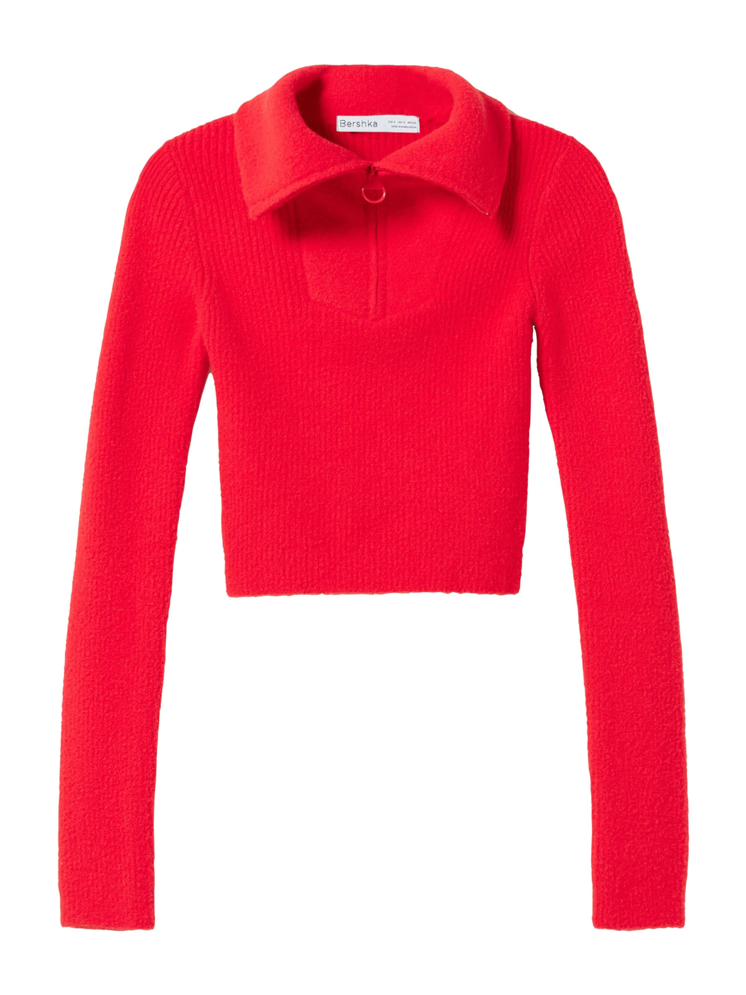 Pullover di Bershka in rosso: frontale
