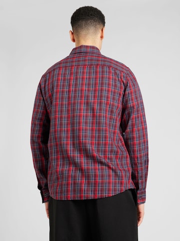 s.Oliver Regular fit Button Up Shirt in Red