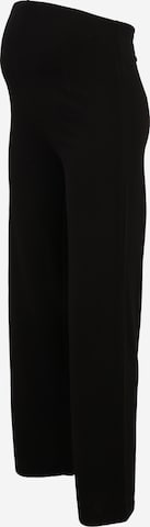 Only Maternity Szeroka nogawka Spodnie 'OLMLira' w kolorze czarny: przód