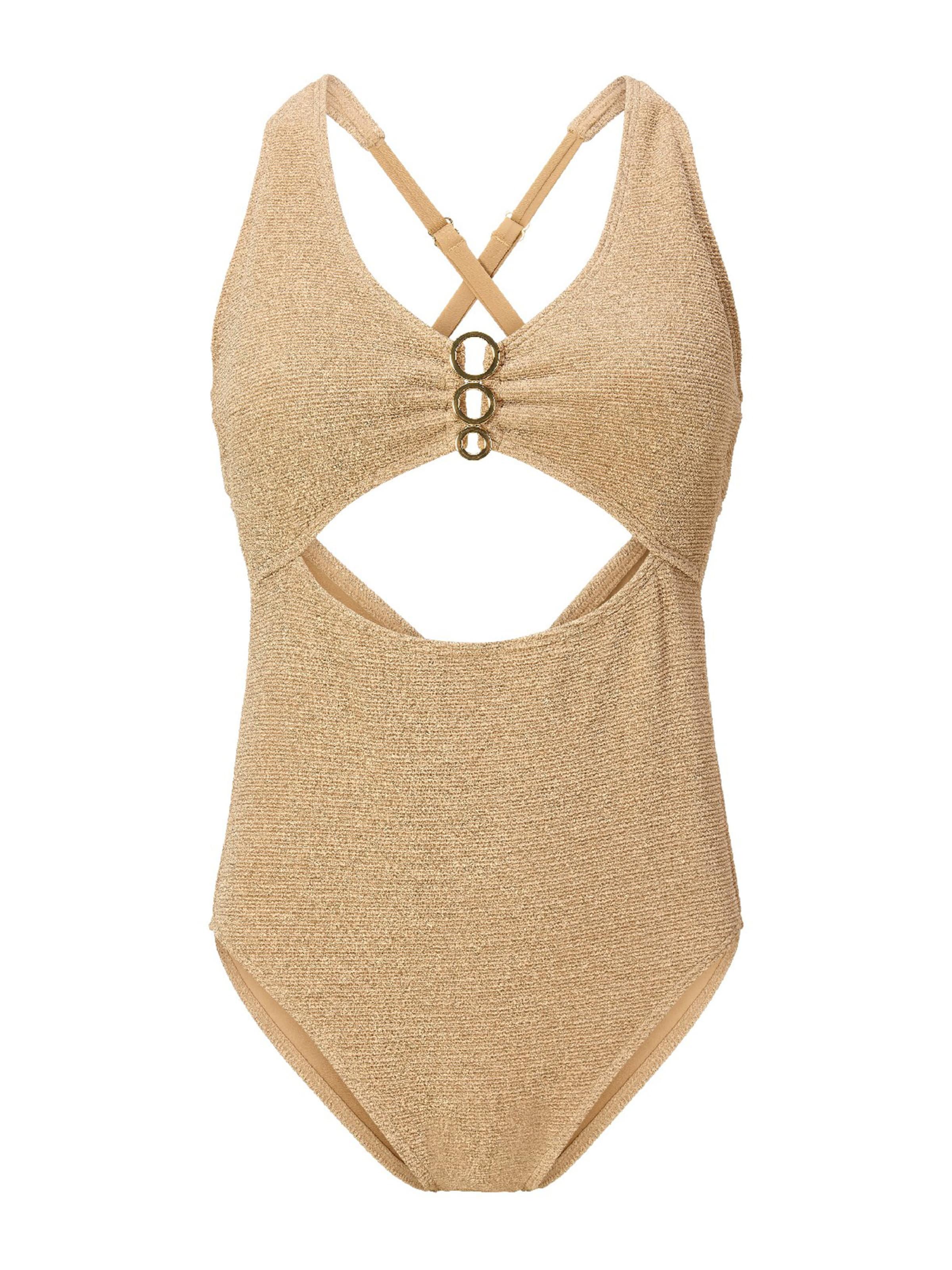 LingaDore Bustier Uimapuku värissä kulta: etupuoli