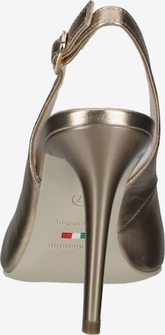 Escarpins à bride arrière Nero Giardini en bronze