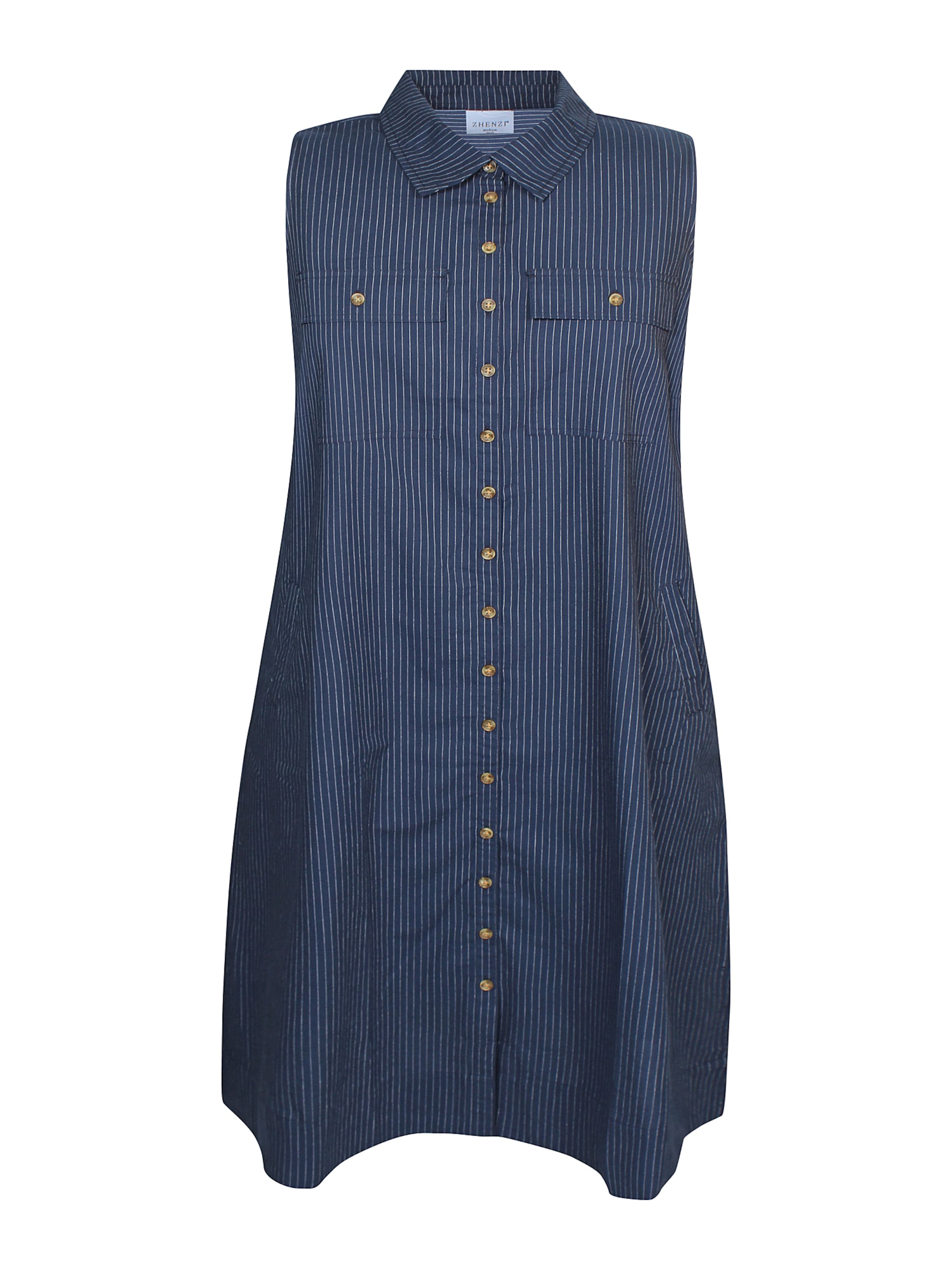Robe 'Jeana' Zhenzi en bleu : devant