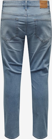 Coupe slim Jean Only & Sons en bleu