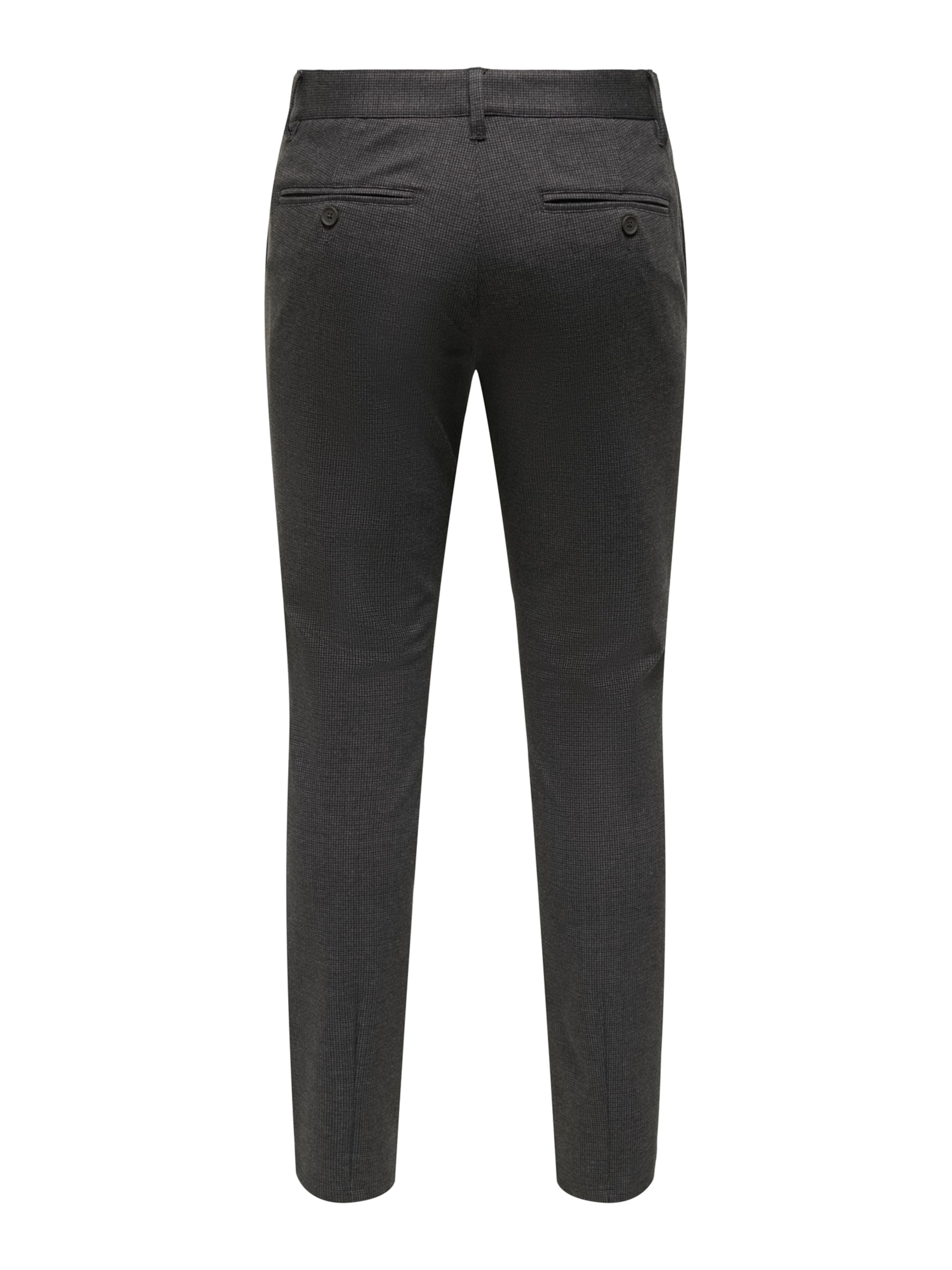 Only & Sons Slim fit Chino Pants 'ONSMark' in Grey