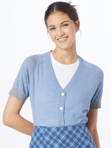 Coster Copenhagen Gebreid vest in Blauw: voorkant