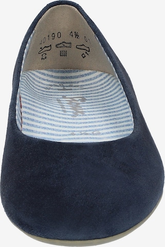 SIOUX Ballet Flats in Blue