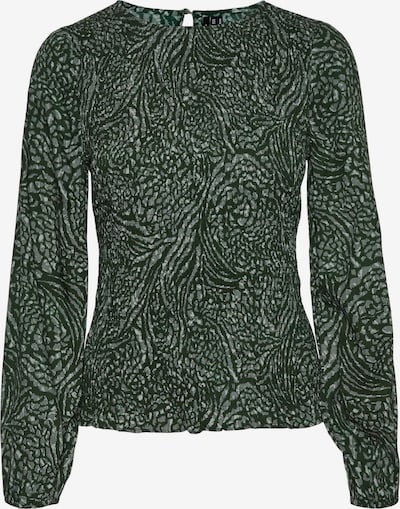 VERO MODA Bluse 'Vilba' in mint / dunkelgrün, Produktansicht