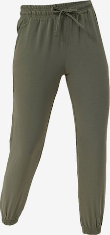 Effilé Pantalon Dandalo en vert : devant