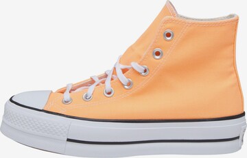 Sneaker alta 'Chuck Taylor All Star Lift' di CONVERSE in arancione: frontale