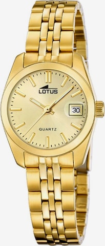 Lotus Analoog horloge 'Lotus - Watch Freedom - Quartz watch movement - Watch case width: 26 mm' in Goud: voorkant