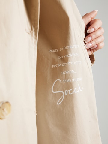 Soccx Overgangsfrakke i beige