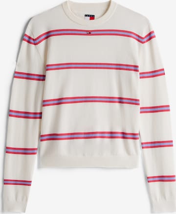 Pulover 'Essential' de la Tommy Jeans pe alb: față