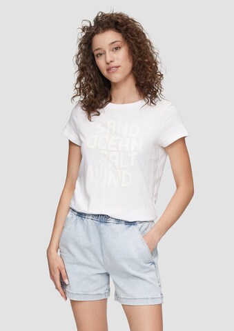 QS T-Shirt in Weiß: Vorderseite