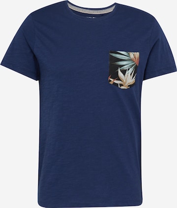 BLEND - Camiseta en azul: frente