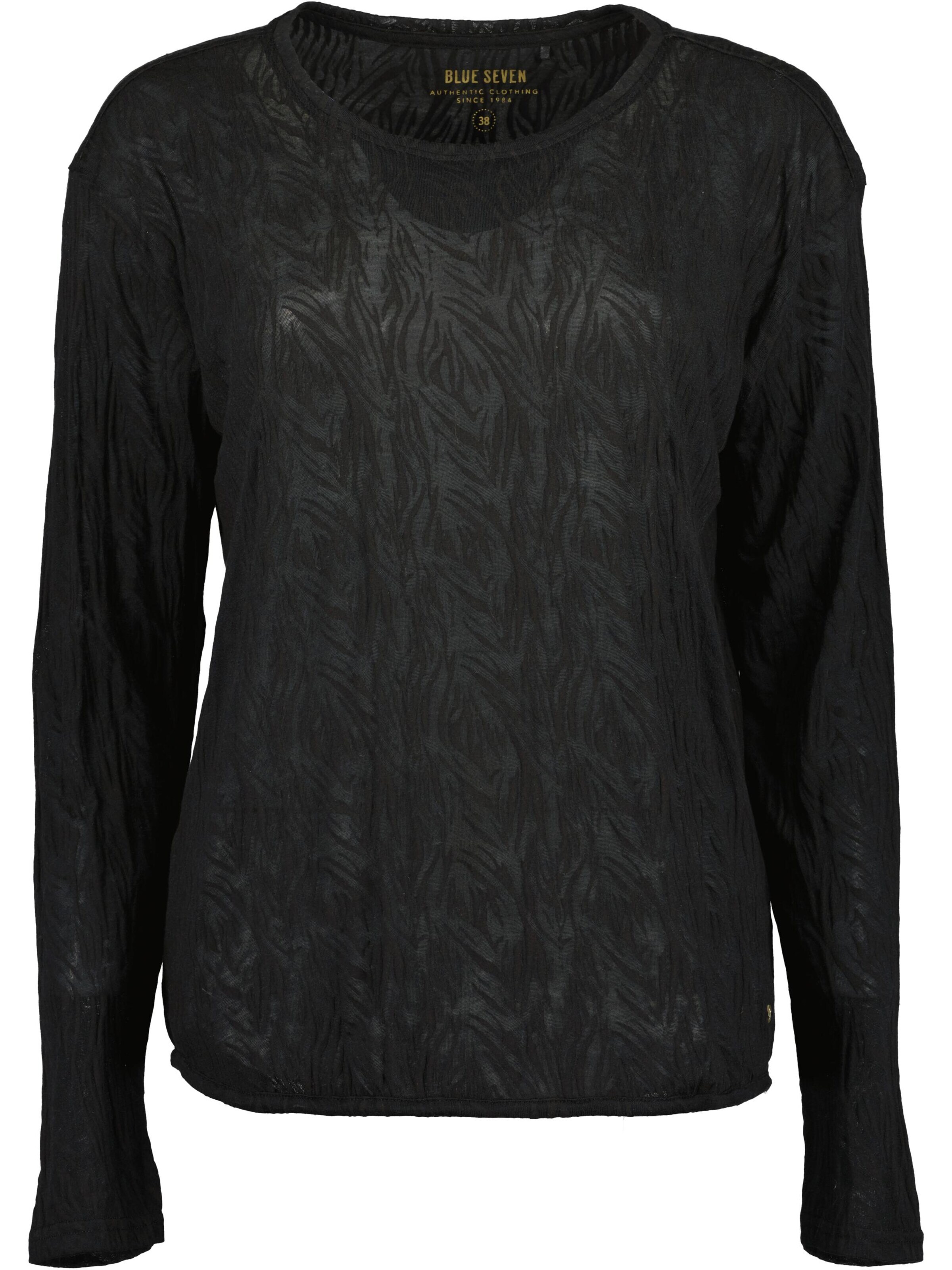 BLUE SEVEN Shirt‌‌‌‌‌‌‌ in Schwarz: Vorderseite
