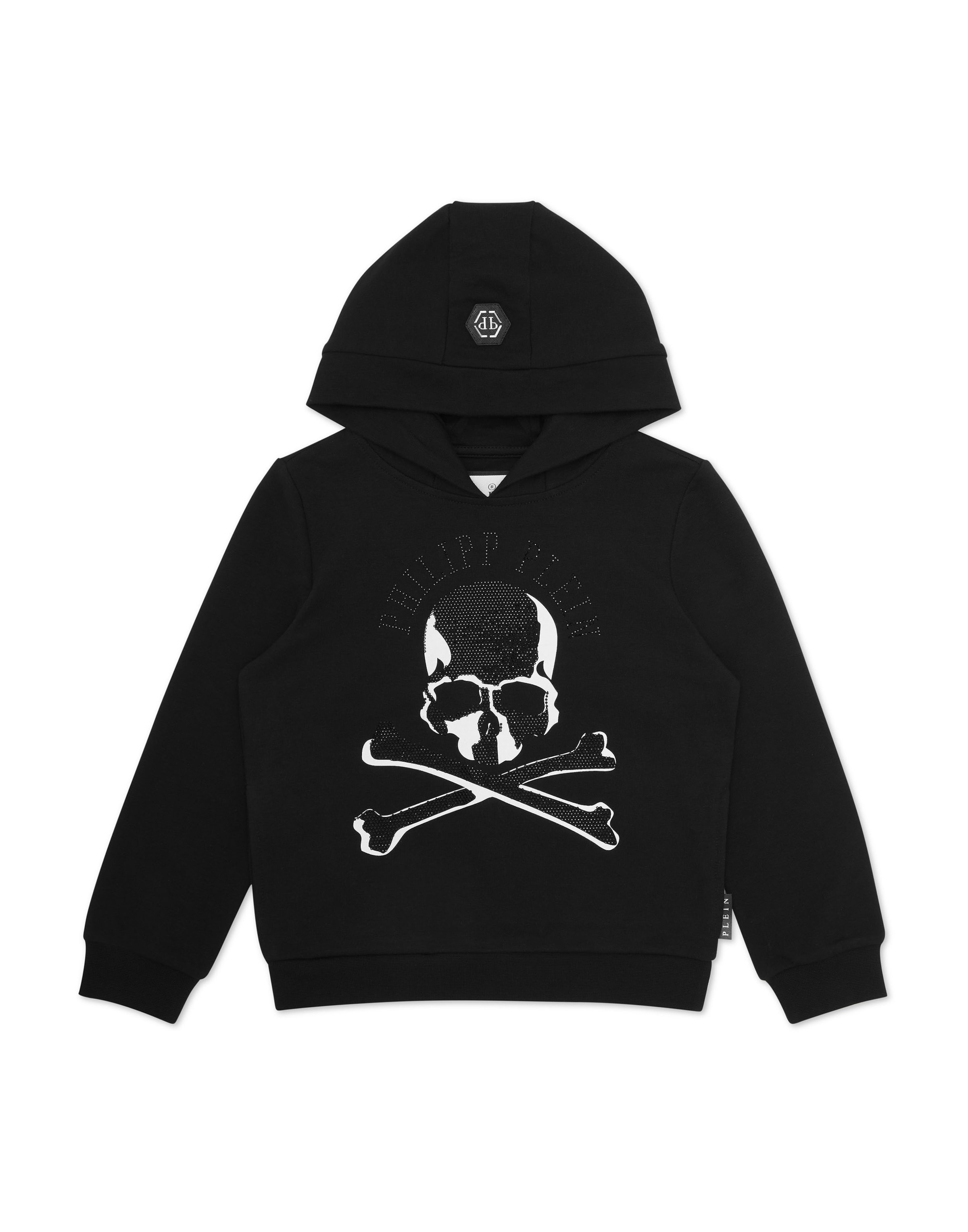 Philipp Plein Sweatshirt in Zwart: voorkant