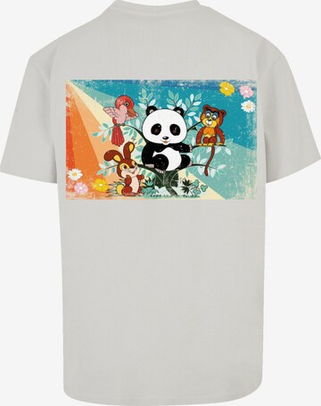 F4NT4STIC Shirt 'Tao Tao Heroes of Childhood' in Grau