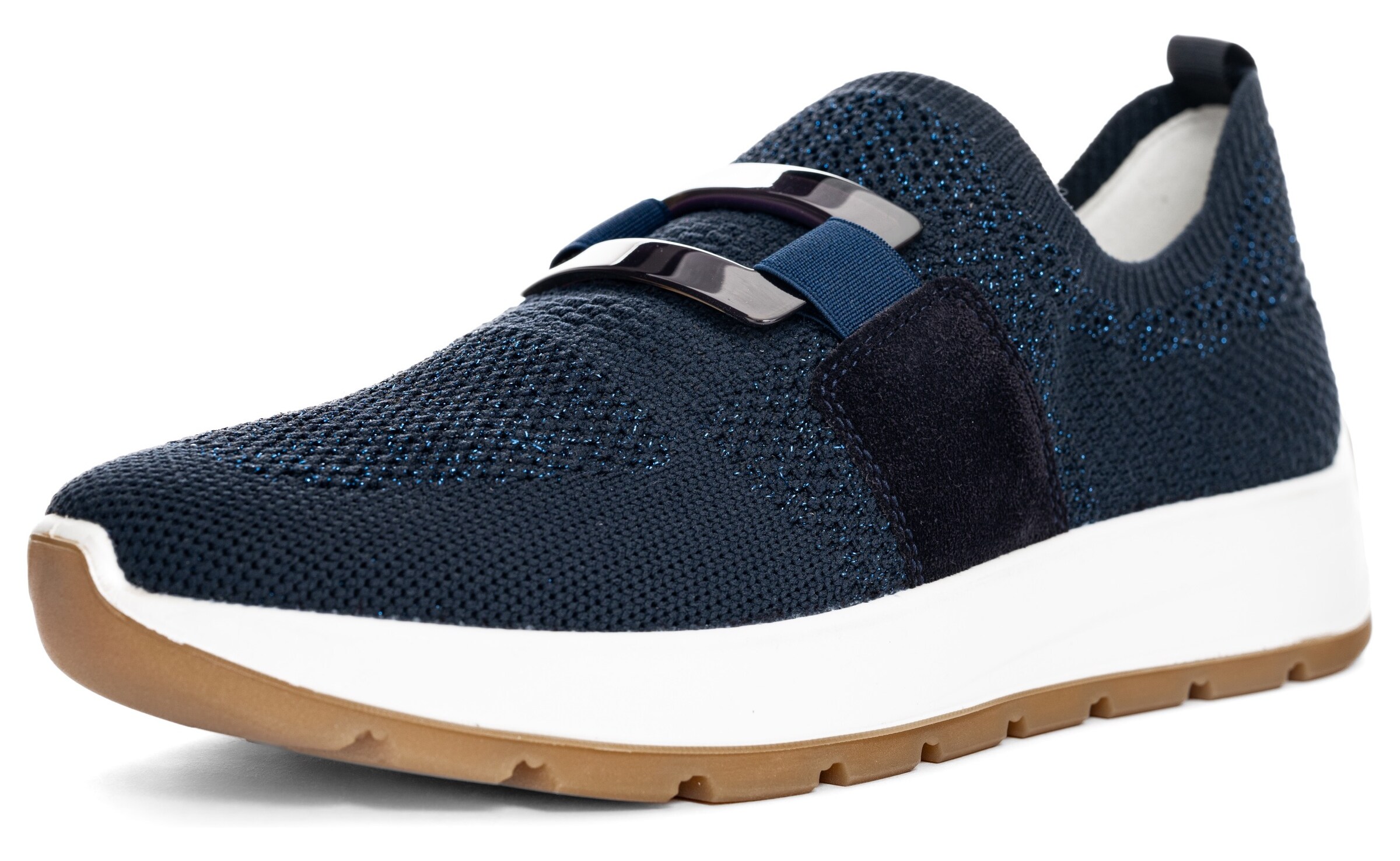 ARA Slip On in Blau: Vorderseite