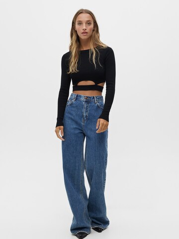 Pull&Bear Pullover in Schwarz