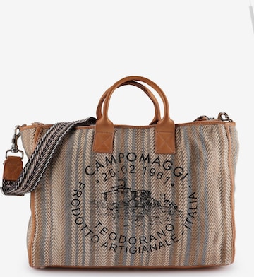 Shopper 'Pothos' di Campomaggi in beige: frontale