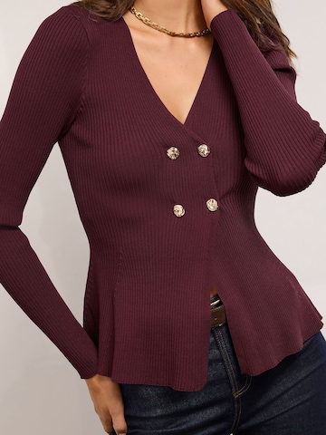 Lipsy - Casaco de malha em vermelho