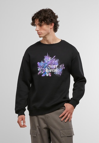 Just Rhyse - Sweatshirt 'Firework' em preto: frente