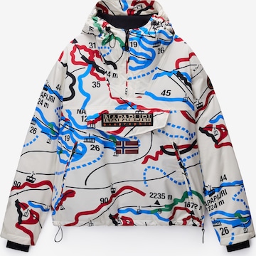 NAPAPIJRI Kurtka przejściowa 'Next' w kolorze biały: przód