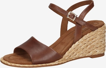 CAPRICE Sandals in Brown: front