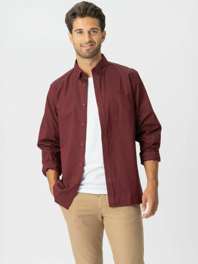 TEESHOPPEN Koszula ' The Original ' w kolorze bordowym, Podgląd produktu