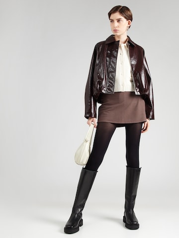 HOLLISTER Sukně – hnědá