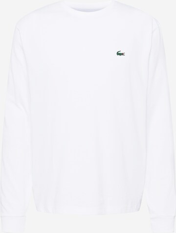 T-Shirt fonctionnel Lacoste Sport en blanc : devant