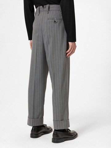 Loosefit Pantalon à plis 'Anselmo' Antioch en gris