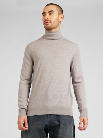 NN07 Пуловер 'Richard 6611' в сиво: отпред
