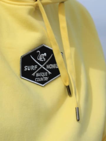 Surf Monkey - Sweatshirt em amarelo