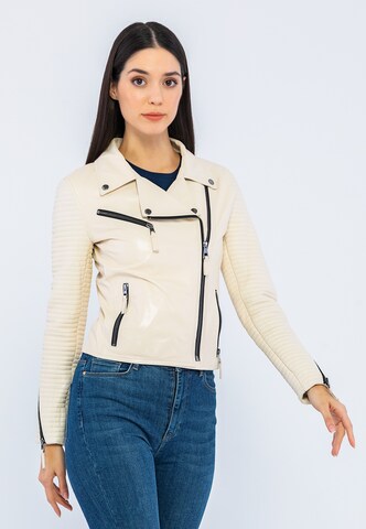 Giorgio di Mare Between-Season Jacket in Beige